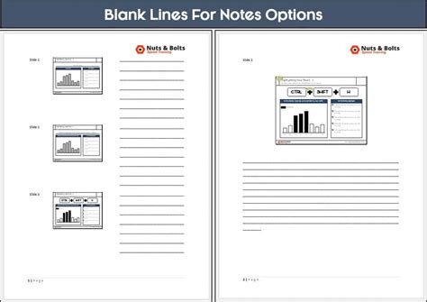 how to print slides with lines for notes on the importance of note-taking in academic settings